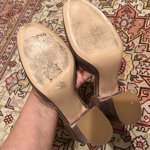 Sergio Rossi block heel velvet ankle strap shoes, EU39.5/US 8 - Picture 10 of 11